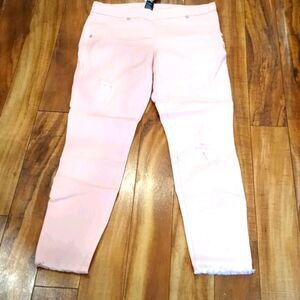 Hue Ripped knee denim skimmer
